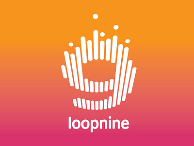Loopnine branding dance equalizer logo nocturne