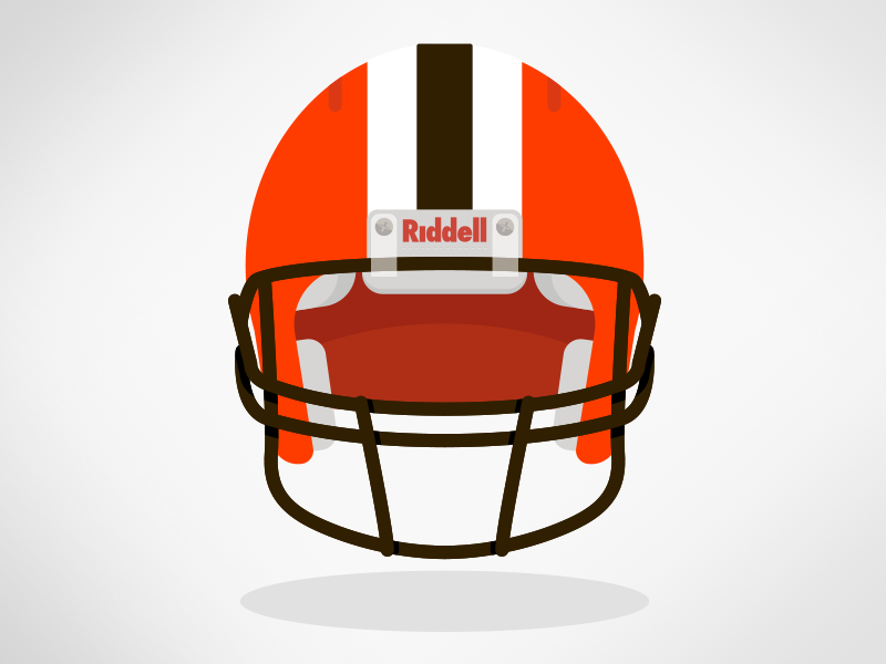 Cleveland Browns Helmet by Stephen W. Piercey on Dribbble