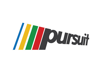 Pursuit athletics canadian athletes crowdfunding fitness logotype sport