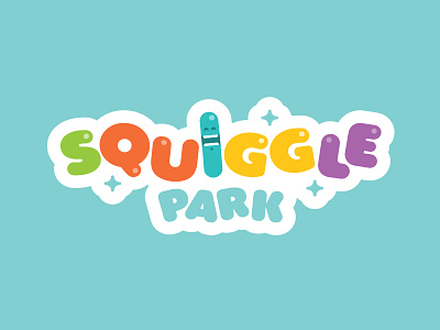 Squiggle Park child children colourful education kooky logo magic park reading twinkle youthful