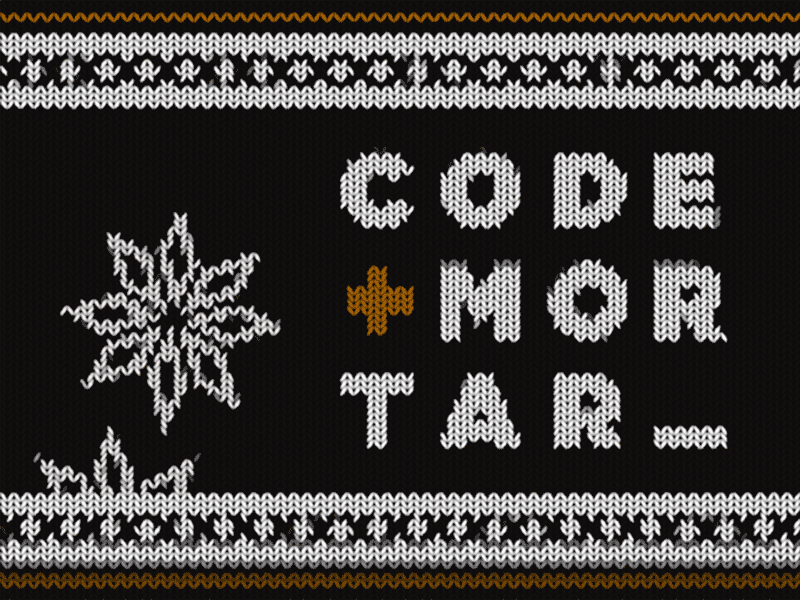 Holiday Knit Sweater Animation animation christmas holiday knit mograph motion snowflakes sweater texture winter
