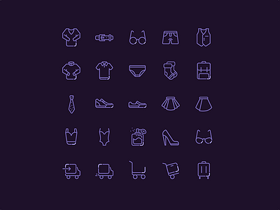 iCONDAY - shopping clothes icons