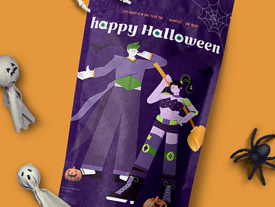 Halloween Character design illustration
