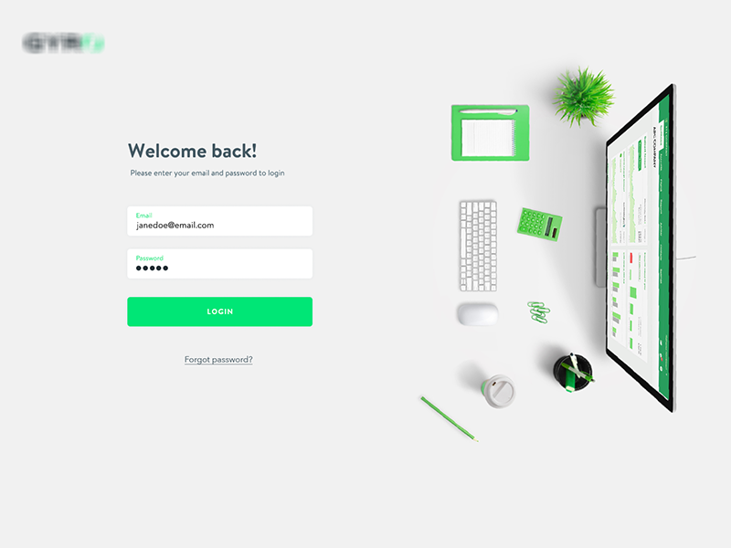 Origin Login by Bohnna Chhim on Dribbble