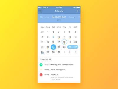 Calendar App