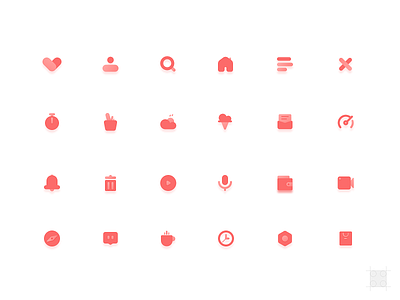 iconography exploration for-02 app design icon ui