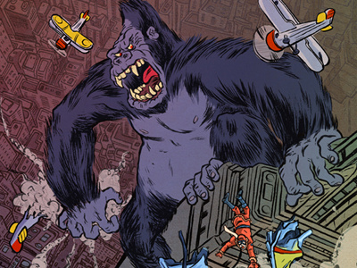 King Kong cartoons comics giant apes king kong monsters
