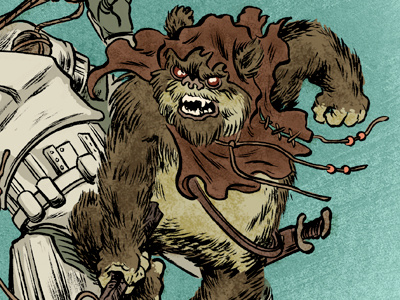 Ewoks by Brad McGinty on Dribbble