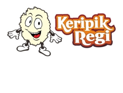 Logo Makanan Keripik Regi illustration logo vector