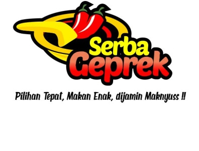 Logo Makanan Serba Geprek design illustration logo vector