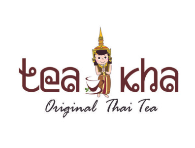 Logo Minuman Thai Tea branding design illustration logo vector