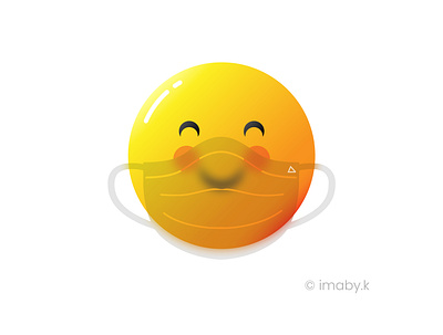 cute smiley mask up emoji coronavirus covid 19 cute art cute emotes emojis glassmorphic glassmorphism mask smiley smiley face use mask vector art vector illustration