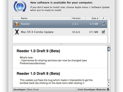 Apple Software Update Reloaded apple interface mockup software update