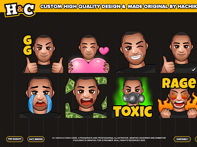 Custom emotes for twitch, youtube, discord and facebook custome emote twitch discord emote facebook emote loyalty badges sub badges sub emotes twitch emotes twitch sub emotes unique emote youtube emote