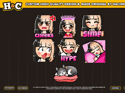 Custom emotes for twitch, youtube, discord and facebook custom emote twitch discord emote facebook emote loyalty badges sub badges sub emotes twitch sub emote twitchemote unique emote youtube emote
