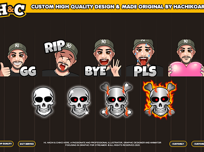 Custom emotes for twitch, youtube, discord and facebook custom emote twitch discord emote facebook emote loyalty badges sub badges sub emote twitch sub emote twitchemotes unique emote youtube emote