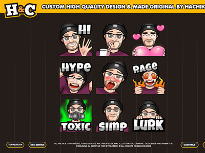 Custom emotes for twitch, youtube, discord and facebook custom emote twitch discord emote facebook emote loyalty badges sub badges sub emotes twitch sub emote twitchemote unique emote youtube emote