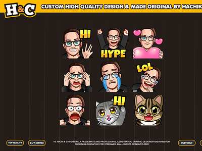 Custom emotes for twitch, youtube, discord and facebook custom emote twitch discord emote facebook emote loyalty badges sub badges sub emotes twitch emotes twitch sub emote unique emote youtube emote