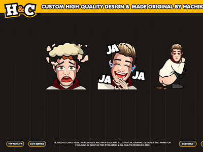 Custom emotes for twitch, youtube, discord and facebook custom emotes twitch discord emotes facebook emotes loyalty badges sub badges sub emotes twitch sub emotes twitchemotes unique emotes youtube emotes