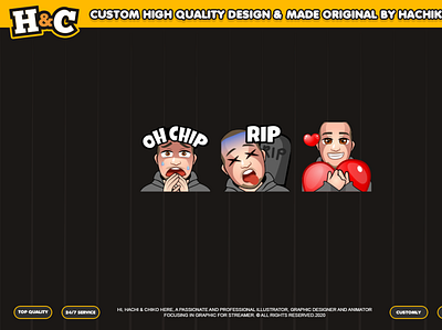 Custom emotes for twitch, youtube, discord and facebook custom emotes custom emotes twitch cute emotes discord emotes emotes design emotes for twitch facebook emotes rip emotes twitch emotes youtube emotes