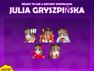 Custom emotes for twitch, youtube, discord and facebook custom sub emotes custom twitch badges custom twitch emotes cuteemotes discord emotes kawaiiart sub badges twitch badges twitch emotes youtube emotes