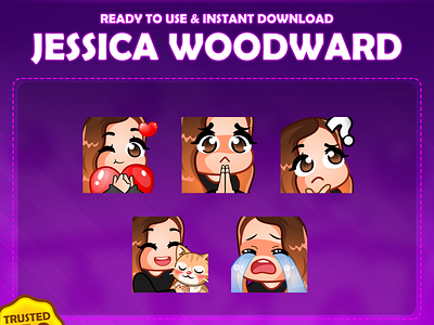 Custom emotes for twitch, youtube, discord and facebook cat emotes crying emotes custom emotes twitch cutom emotes discord emotes facebook emotes girl emotes heart emotes sub emotes youtube emotes