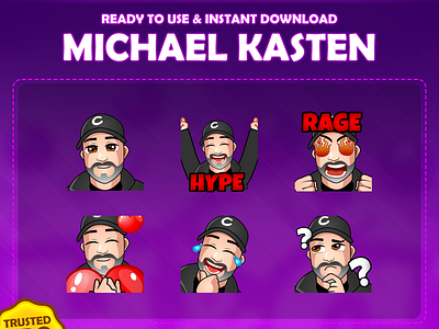 Custom emotes for twitch, youtube, discord and facebook