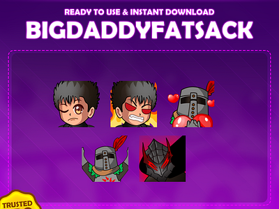 Custom emotes for twitch, youtube, discord and facebook