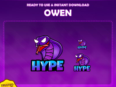 Custom emotes for twitch, youtube, discord and facebook animals emotes blue emotes color combination emotes custom twitch emotes hype emotes king cobra emotes pupple emotes purple king cobra emotes snake emotes twitch emotes