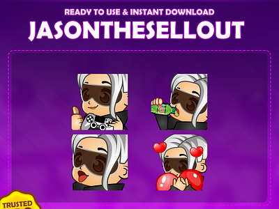 Custom emotes for twitch, youtube, discord and facebook