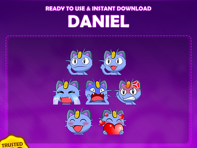 Custom emotes for twitch, youtube, discord and facebook angry emotes cats emotes crying emotes custom twitch emotes heart emotes hello emotes laughing emotes purple cat emotes scared emotes twitch emotes
