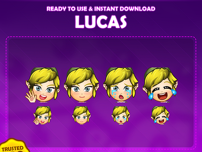 Custom emotes for twitch, youtube, discord and facebook