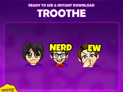 Custom emotes for twitch, youtube, discord and facebook