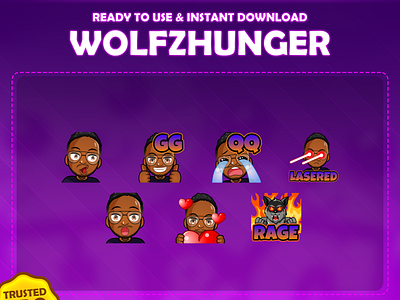 Custom emotes for twitch, youtube, discord and facebook custom twitch emotes gg emotes lasered emotes love emotes pog emotes qq emotes rage emotes twitch emotes wolf emotes wow emotes