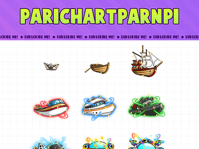 Custom Ship Twitch Badges art design discord emotes facebook emotes hachiko hachiko art illustration logo loyalty badges sub badges sub emotes twitch emotes youtube emotes