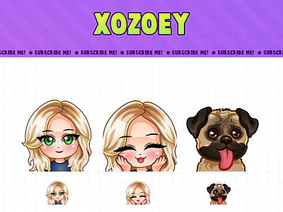 Custom Emotes for twitch, youtube, discord and facebook art chibi design discord discord emotes emotes facebook emotes gamer graphic design hachiko hachiko art illustration streamer sub emotes twitch twitch emotes youtube emotes