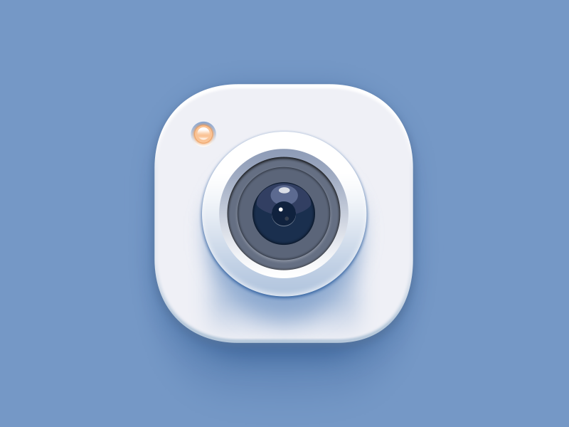 Lens app icon by OSCAR HOSAM on Dribbble