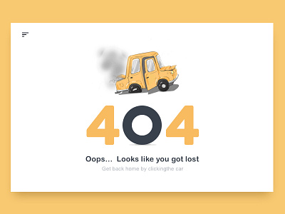 404 Got lost animation color dark home illustration ipad material smart ui ux