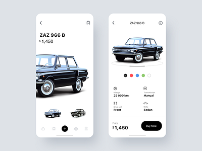 Buying and selling cars mobile version