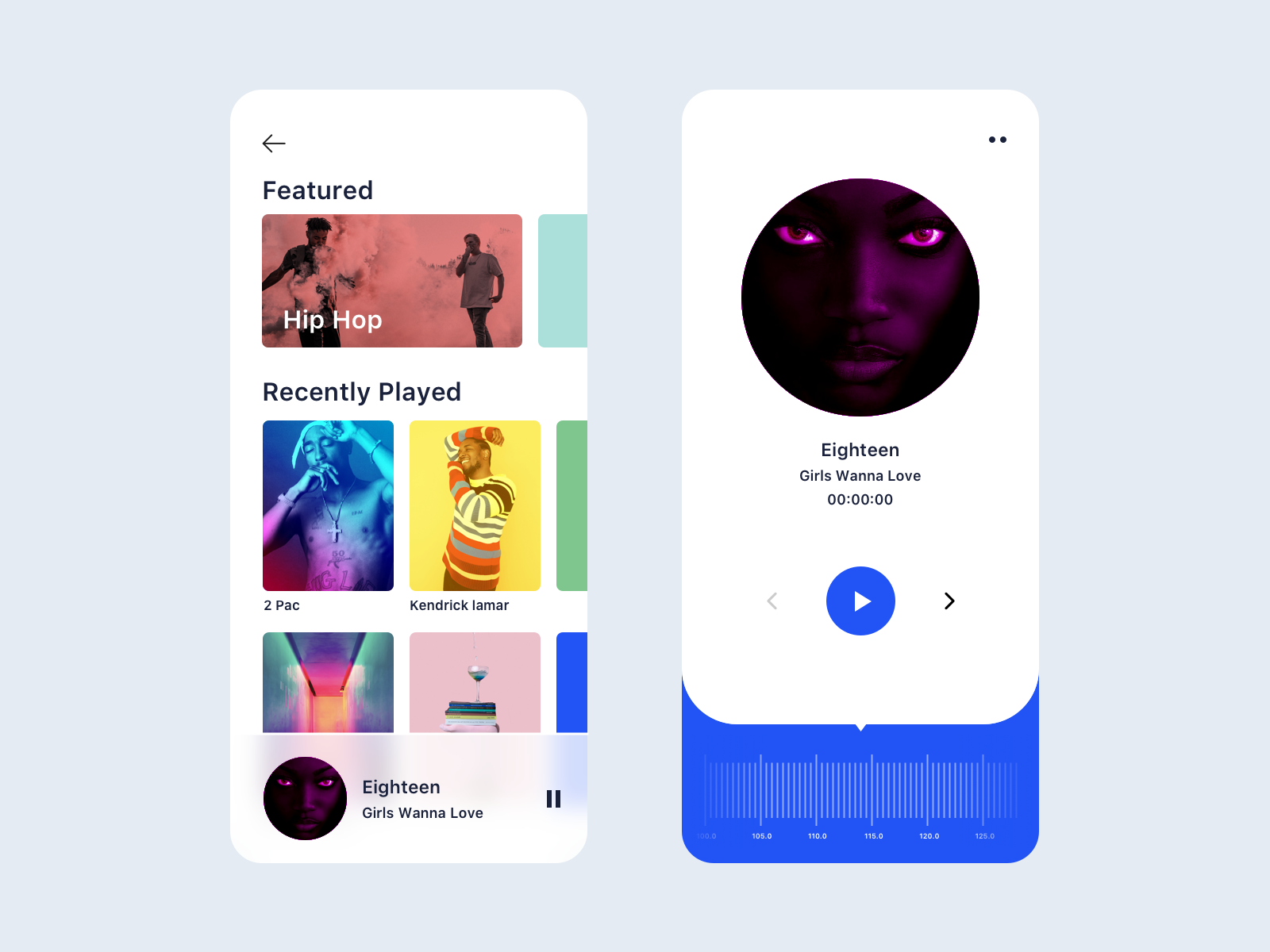 Radio UI for iOS by OSCAR HOSAM on Dribbble