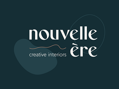 Nouvelle-ère | Branding brand branding design graphic design identity logo mockup stationery