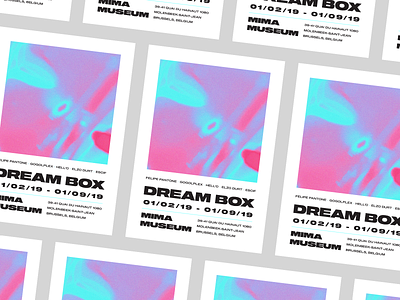 Dream Box | Museum Poster Design art design dream poster poster art poster design posters psychedelic swiss swiss design swiss type type typography typography poster