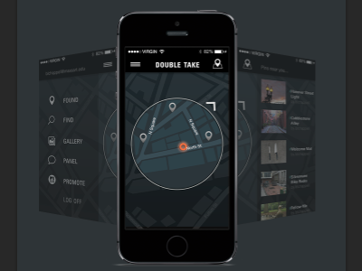 Preview | landing page app behance boston map prototype wireframe