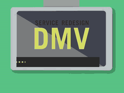 DMV Service Redesign | Snippet ae after animation dmv effects flat gif service design