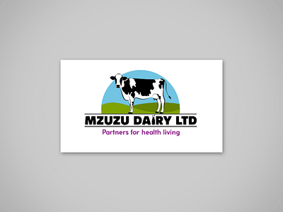 Milk Dairy Logo adobe brand branding businesscard card clean corporate cow drawing flat graphic design illustration logo milk photoshop ui vector