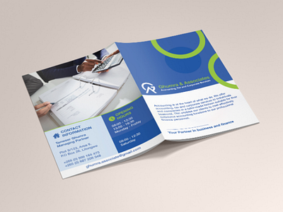 Half fold brochure