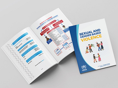 UNHCR Booklet book booklet branding clean color font graphic design illustration illustrator layout malawi mockup psd template typography ui unhcr ux vector web