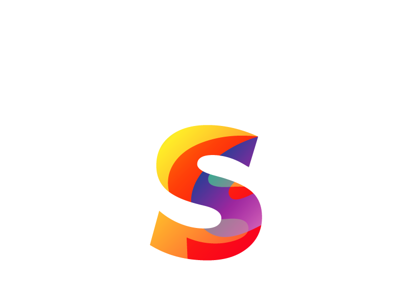 S letter logo font ui ux photoshop illustration geometic gradient branding flat icon illustrator vector psd lettering monogram art typogaphy logotype logo