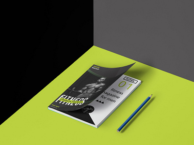 Sports Magazine a4 branding brochure design fitness flyer illustration magazine magazine design mockup paper photograhy photoshop poster poster design psd template typography ui vector