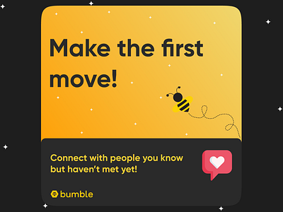 Promotional Post for Bumble